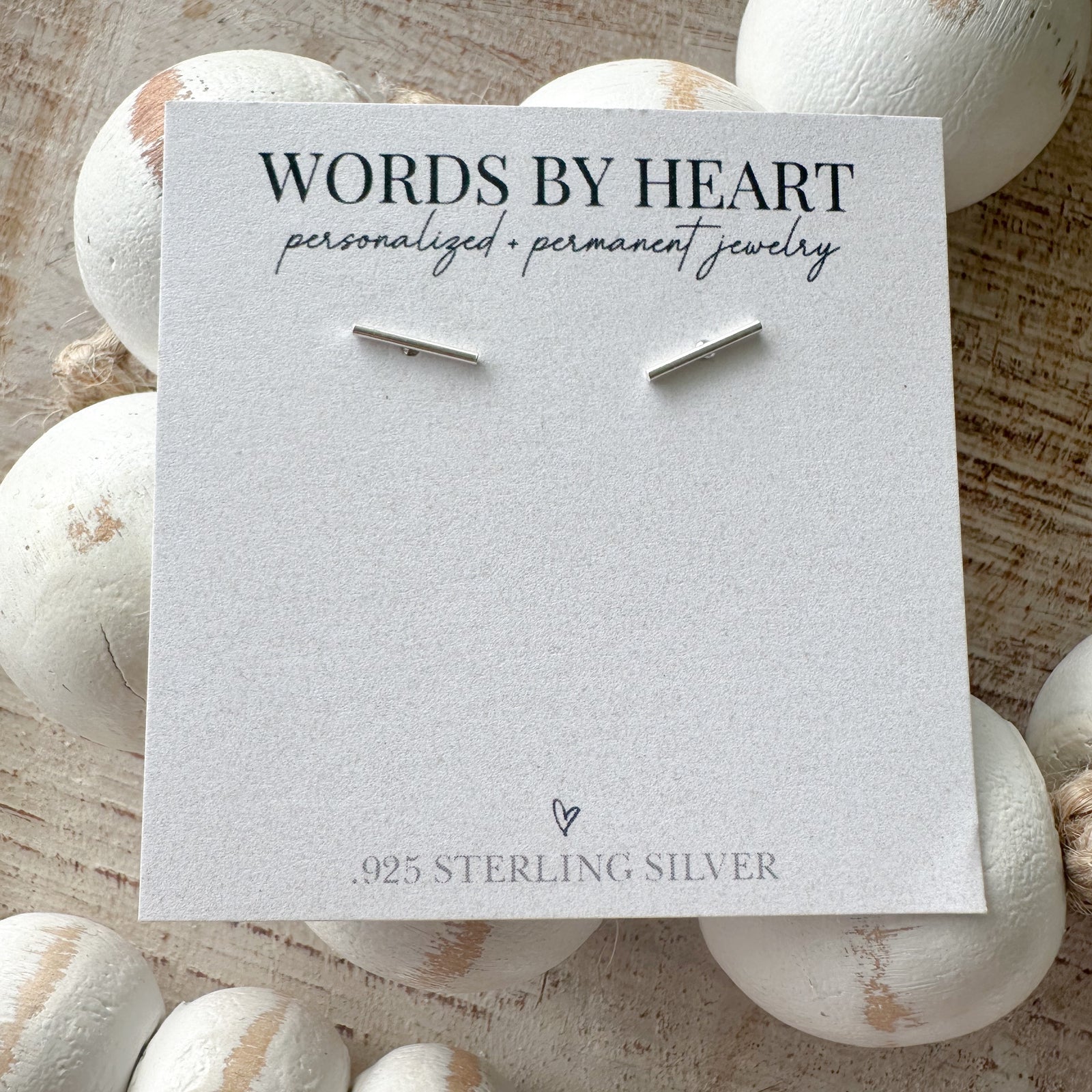 Simple Bar Earrings