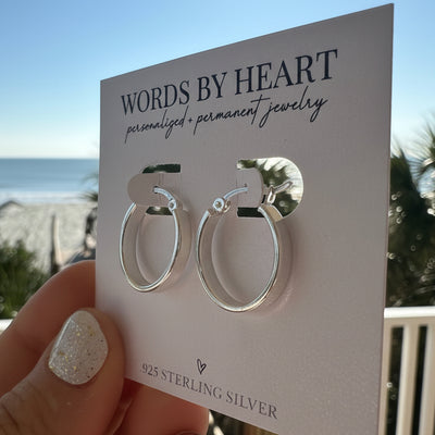 Flat Oval Hoops