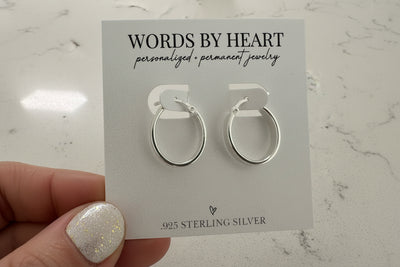Flat Oval Hoops