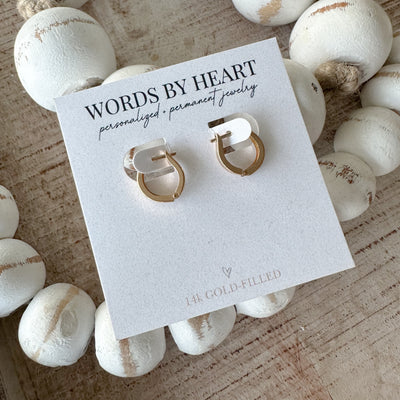 Huggie Hinged-Hoop Earrings