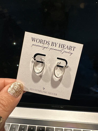 Flat Oval Hoops