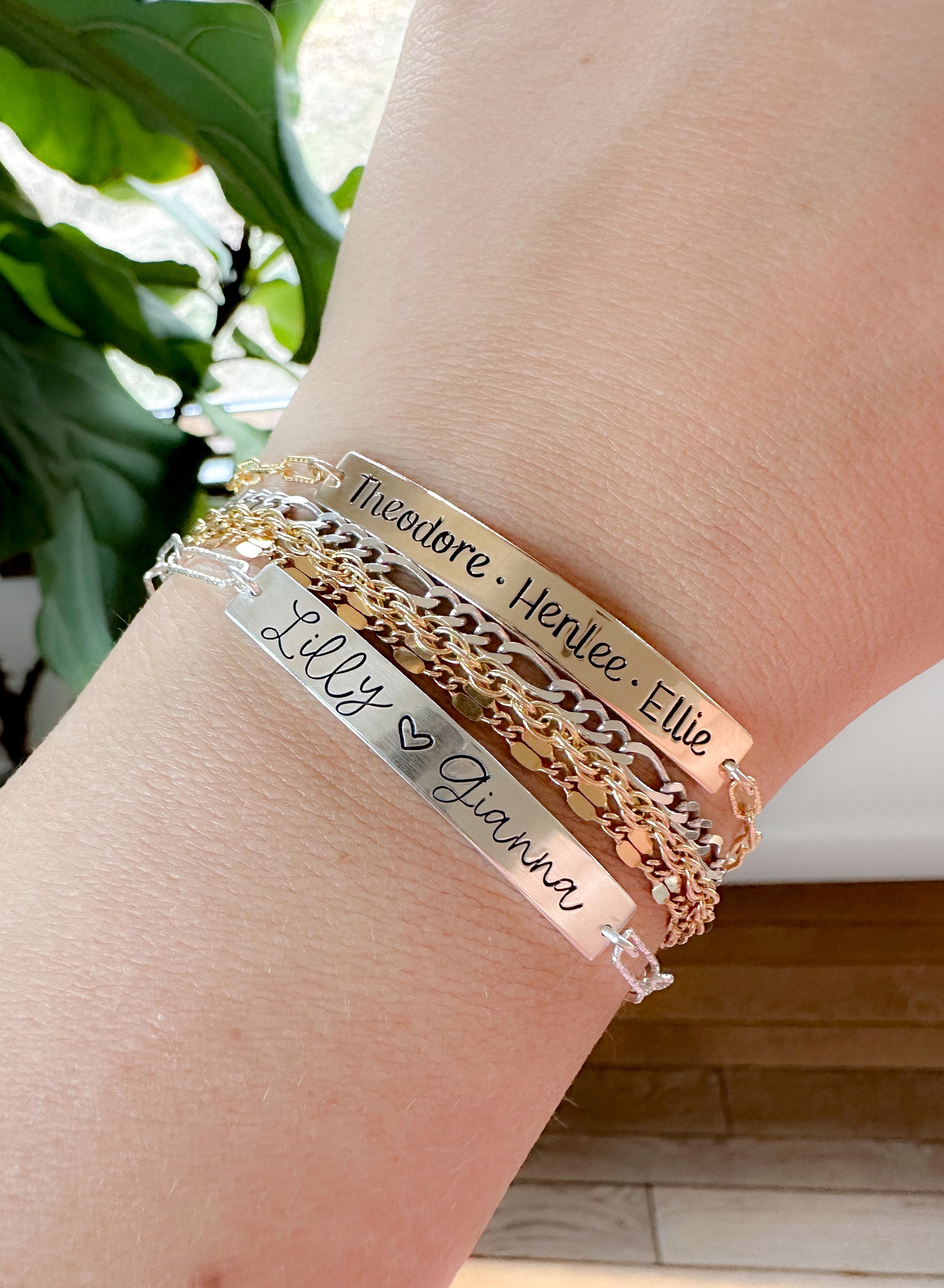 Personalized Bar Bracelet